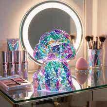 30cm Personalized Pet Dog Lamp, Colorful Teddy Dog Light, USB Powered, Unique Desktop Decor, Handmade Creative Gift For Wedding, Valentine's Day, Birthday - 30cm Teddy Dog - View 2