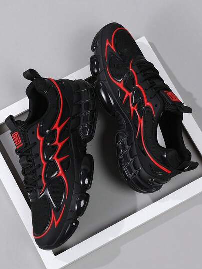 Plus Size Couple Shoes, Fashionable Casual Men's Shoes, Classic Stylish Men's Athletic Sneakers, Personalized Men's Casual Street Sports Shoes