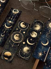 30pcs Mysterious Starry Sky Galaxy Bookmarks, Artistic Design For Books, Manuals, Party Favors - View 4