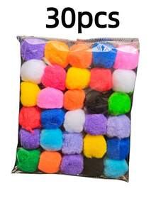 10/20/30pcs Reusable Colorful Sponge Water Balls, Suitable For Outdoor Summer Games, Perfect For Swimming Pools, Beaches, Backyards, Patios And Parties, Ideal Choice For Family And Friends Summer Water Fun, Essential Toy And Gift For Pool Parties In Summer - A - View 13