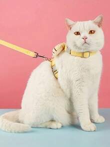 Cute Bee-Shaped Cat Leash, Anti-Escape Cat Harness With Adjustable Chest And Back Straps - Multicolor - View 7