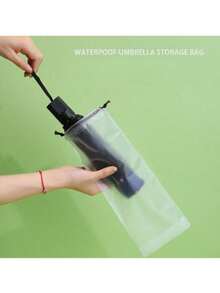 10pcs Foldable Umbrella Dust Cover, Carrying Bag For Portable Waterproof Protection - Multicolor - View 7