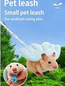 Dây dắt chuột hamster, sóc, áo nịt gấu bông, chuột lang, dây dắt chuột đi dạo ngoài trời - Nhiều màu - Xem 8