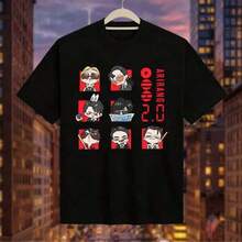 Camiseta Arirang 2.0, Camiseta con Gráficos de Grupo Adorables de la Gira 2026, Mercancía Inspirada en los Fans - Negro - Ver 6