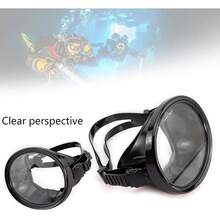 1pc Adult Universal Large Frame High-Definition Diving Mask Fisherman Freediving Snorkeling Mask PVC Waterproof Goggles - Multicolor - View 5