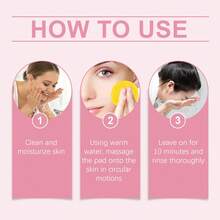 EELHOE 40Pcs Turmeric Kojic Acid Cleansing Pads Gentle Low-Irritating Exfoliating Pads Oil Control Improves Skin Clean Pores Dirt Refreshing Brightening Daily Facial Skin Care, Mother's Day Gifts, Valentine's Day Gifts, Facial Skin Care Gifts - 薑黃清潔墊片 - 查看 9