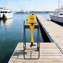 SanBouSi Outboard Boat Motor Cart Outboard Boat Engine Carrier Multi Purposed Engine Stand - Black - View 3