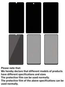 2片裝 磨砂陶瓷防窺螢幕保護貼，適用於 Galaxy A07/A17/A27/A37/A57/A56/A36/A26/A16/A06/A55/A35/A25/A15/A05/A05S/A54/A34/A24/A14/A04/A53/A33，全螢幕覆蓋，柔軟陶瓷膜，防指紋、防汗，手機配件，可搭配手機殼使用 - 黑色 - 查看 8