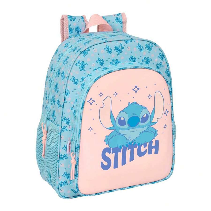 Safta Disney | Mochilas Escolares con Ruedas y Adaptables a Carro Stitch Bright y Extraíbles, 2 Bolsillos Frontales Grandes, Bolsillo Portabotellas, Asa Superior, Vuelta al Cole, Ergonómica y Acolchada - Envío GRATIS ✅ Entrega 24/48h a España (península) - Opción 3 - Ver 1
