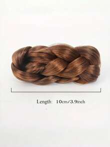 Women's Synthetic Fiber Hair Clips, Suitable For Twisted Braids And Bun Hairstyles - Secure Bun Holder, Natural Textured Updo Styling, Applicable For Weddings, Hair Accessories, Braided Clips (Non-Slip Claw Clasp Design) Solid Color Casual Acrylic - Multicolor - View 10