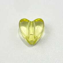 60pcs Transparent Candy Color Heart Acrylic Beads, Clear Love Shaped Spacer Beads For Jewelry Making Diy Bracelet Necklace - Multicolor - View 12