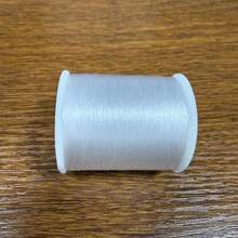 Sanbest 0.1mm/0.12mm/0.15mm/0.2mm/0.25mm/0.3mm/0.4mm/0.5mm Chỉ khâu 100% nylon, chỉ thêu, chỉ đính cườm, dây câu, chỉ bện cho DIY - trắng - Xem 12
