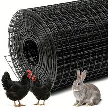 Chicken Wire Fencing Hardware Cloth 1/2inch 24inx100ft PVC Wire Mesh Vinyl Coated Fence Rust Resistant Welded Metal Roll For Home Garden Plant Rabbit Cage Poultry Wire,19 Gauge Welded Chicken Wire Fencing For Chicken And Home Improvement Projects - 24inx100ft - View 2
