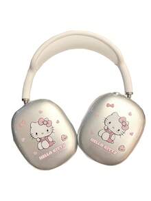 SANRIO 一套卡通KT猫设计透明软壳，适用于苹果Max耳机 - 無色 - 查看 2