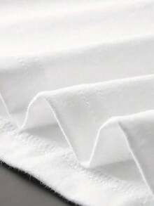Set de 2 piezas de top y shorts casuales con lentejuelas y lazo para mujer - Blanco - Ver 3