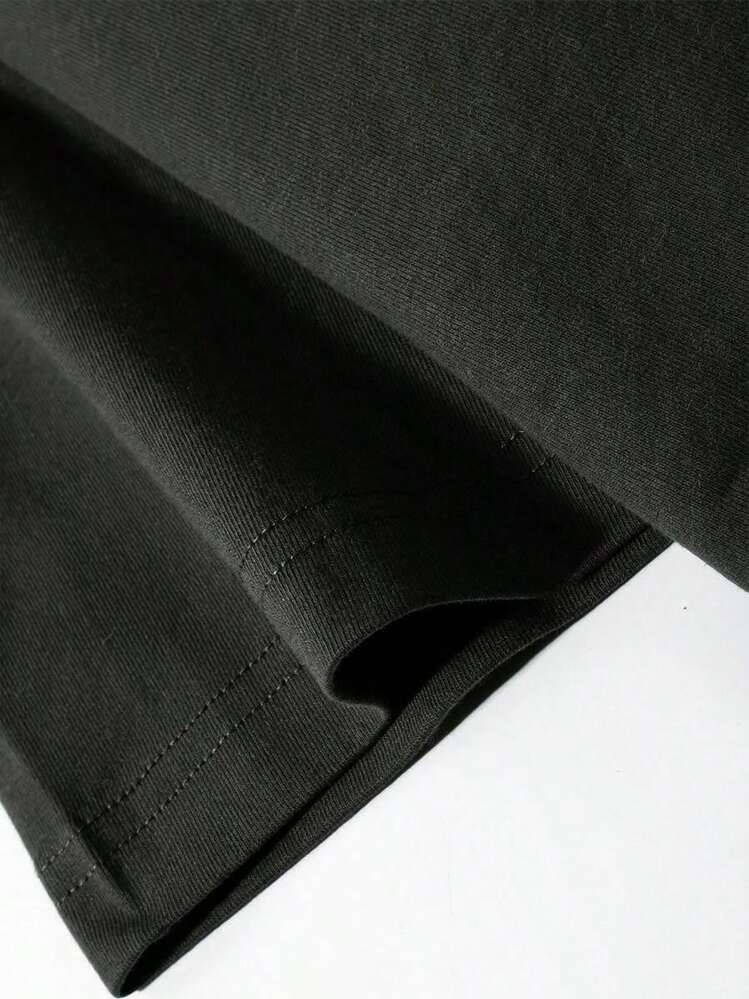 1 pieza Playera de manga corta con dise?o de gato caricaturesco y furioso para mujer, decorada con un gato de pelaje naranja y un letrero divertido Playera casual de verano, cómoda y transpirable - Negro - Añade 5