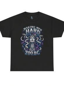 Camiseta unisex, MedusaCamisaMitologíaGráficoTeeFabricaciónHombresDifícilDesde700BCGóticoFantasíaSerpienteDiosaCamisaOscuroFemeninoPoderCamiseta, ropademujer,blusasparamujer,topsdemujer,playerasdemujer, GráficoimpresoAmigable con la piel, estilo de los 90Retro, Ropa Urbana, De ModacasualCamisetas, GráficasimpresoAmigable con la piel, estilo de los 90Retro, Ropa Urbana, De Modacasualcamisetas - Negro - Ver 5