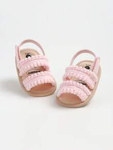 Toddler Girls' Summer Sandals, Outdoor Walking Shoes For Infants And Toddlers - Pink - View 9