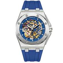 Orologio da uomo meccanico automatico di marca ONOLA, orologio sportivo impermeabile 30M, orologio da polso di lusso con quadrante cavo e luminoso - Tagli Unica - Visualizzare 10