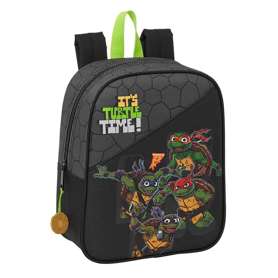 Safta Teenage Mutant Ninja Turtles 大型忍者龜緊湊型進化拉桿背包,帶可拆卸拉桿,型號 805,符合人體工學設計,帶襯墊,水壺口袋,雙拉鍊頭,前袋,高款 - 免費送貨 ✅ 西班牙大陸 24/48 小時送達 - 選項 2 - 查看 1