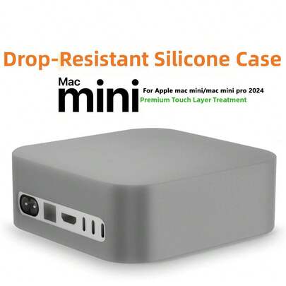适用于 2024 年款 Apple Macmini/Macmini Pro 的防摔硅胶保护套