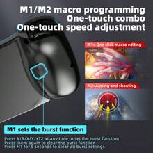 1pc Expandable Mobile Game Controller, Compatible With Apple/Android/PC/Switch/PS3/4, External For Mobile Games Like Simulator, Wireless Handheld For King Of Glory/ Games - View 6