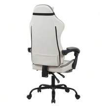 Luxury And Comfortable Gaming Chair - White+Gray - View 2