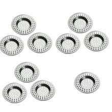 Heavy Duty Stainless Steel Sink Strainer Plugs - Anti-Rust Metal Drain Protectors With Hair Catcher For Kitchen And Bathroom Sinks, Bathtub, Shower - Home Essentials Drain Cover Filter - A - View 10