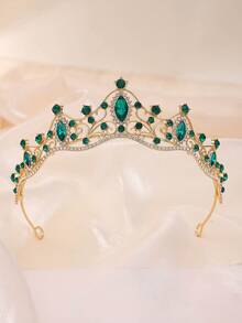 1PC/4PCS/6PCS Multiple Sets Optional Elegant Princess Headpiece Hair Accessories Headband Crown For Women European American Ball Party Birthday Party Adult Wedding Photography Alloy Rhinestone Bridal Tiara Event Accessories Gift Wedding Decoration Cosplay Accessories - 058 Crown - View 20