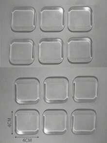 Door Stopper Wall Protector Pads, 1/3/6/12/24/48pcs Silicone Door Handle Wall Protector Pads With Strong Self-Adhesive Backing, Upgraded Thickened Reusable Door Buffer Pads For Wall Protection And Noise Reduction - Multicolor - View 18