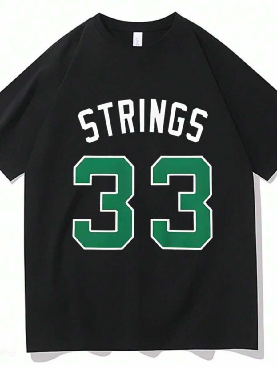 Blouses For Women Billy Strings Summer Men's Women Cotton T-Shirt Letter Printed Short Sleeve High Quality White T Shirt O-Neck Tee Shirt Unisex Clothes - 黑色 - 查看 1