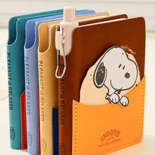 SNOOPY 1pc  Homework Registration Notebook, Colorful Notebook, Perfect Small Gift For Fans, Family And Friends, Top Choice Gift For Girlfriend/Couple, Daily Accessory To Create Summer Vibe [Random Style] - Multicolor - View 3