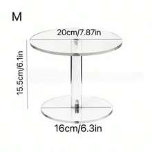 Giá trưng bày bánh bằng acrylic cao cấp với tua rua pha lê, thích hợp cho các bữa tiệc ngày lễ, trang trí bàn tráng miệng, tiệc cưới, kỷ niệm, tiệc mừng em bé, ngày Valentine và các dịp khác. - Trong sáng - Xem 14