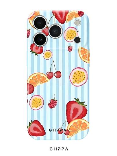 GIIPPA 1 Ốp lưng điện thoại 17 Pro Max họa tiết trái cây nhiệt đới mùa hè, phù hợp cho 16 Pro Max, 15 Pro Max, 14 Pro Max, phong cách Hàn Quốc thời thượng và thú vị, tương thích với 11/12/13/14/15/16 Pro Max Plus, thiết kế thanh lịch phù hợp cho cả nam và nữ, quà tặng lý tưởng cho bạn gái vào Giáng sinh, Valentine, Lễ Phục sinh, mùa cưới và sinh nhật