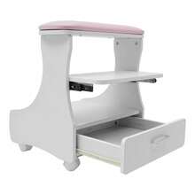 Modern Foot Rest Pedicure Manicure Funiture, Trolley For Foot Bath, Footbath Stool With Wheels - Multicolor - View 8