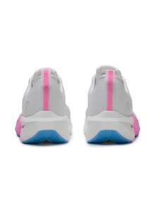 XTEP Men's Running Shoes One-Piece Outdoor Casual Shoes, Lightweight & Comfortable Sports Shoes 875219110069 Classic White/Neon Pink - 875219110069 Classic White/Fluorescent Cherry Pink - View 5