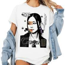 Camiseta unissex de verão em puro algodão de manga curta, camiseta gráfica estilo retrô dos membros do grupo Twice, camiseta Twice TEN: The Story Goes On, camiseta Twice This Is For World Tour nos EUA 2026, camiseta Four Twice, , top de primavera, roupa de verão feminina, top feminino, camiseta feminina, y2k, maija, , colar, vestido feminino, camiseta branca, top nourris puppy today, vestido de praia, peça única, vestido de verão feminino, vestido longo, vestido de noite, roupa de verão, conjunto de verão para adolescentes, conjunto masculino, roupa masculina, six seven, kamis masculino. Camiseta de verão, roupa de ginástica, roupa de festival para homens, blusas masculinas para mulheres, roupa de festival de verão estilo anos 2000 - Branco - Ver 6