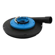 WUPYI Round Angle Grinder Dust Shield Black Blue Universal Vacuum Suction Design Prevent Dust Splash Debris Isolation Extend Machine Life Smooth  Edge 9 Inch Hand Angle Grinder Dust Cover - Full Coverage - View 2