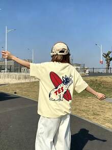 Women T-Shirts - Apricot - View 1