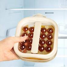 1pc Ice Cube Tray, Made Of PC Material, And Durable, Available In White And Pink Colors, Ice Cube Pitcher Design, Highly Portable For Outdoor Use, Reusable And Easy To Demold, Large Capacity Can Make Up To 16 Ice Cubes, Suitable For Home, Bar, Club, Camping, BBQ And Summer Parties/Ice Cream Mold/Ice Tray/Kitchen Accessories/Kitchen/Holiday Essential/Valentine's Day/Easter - Multicolor - View 6
