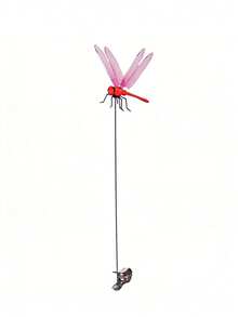 3D Lifelike Dragonfly Clips - Multi-Color Plastic Garden Stakes And Hat Decor, Easy Clipping Design Suitable For Outdoor Yard Fence Potted Plants, Interesting Artificial Insect Decorations - Multicolor - View 11