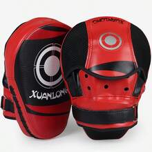 XuanLong Thickened Anti-Explosion PU Cushion EVA Boxing Punching Target, Adult Muay Thai Combat Training Training, Breathable Sandwich Mesh Fabric Sweat-Absorbing Shock-Absorbing Anti-Impact, Multiple Colors Available, Single/Pair Set, Home/Gym Sandbag Striking Combat Practical Training Protective Target - Multicolor - View 13