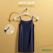 Clothes Hangers Plastic 50 Pack For Adults - Plastic Hangers, The Perfect Coat Hanger And Space Saving Clothes Hangers For Close - 白色 - 查看 4