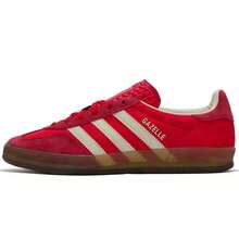 Adidas Giày thể thao nữ Clover Originals Gazelle cổ thấp, kiểu dáng retro Đức, mũi chữ T. - Đỏ/trắng - Xem 6
