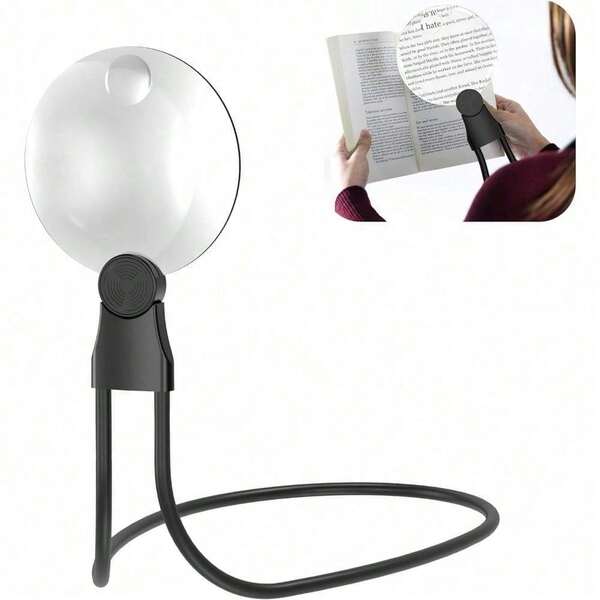 10X 20X Hands Free Magnifying Glasses For Close Work, Neck Wear Magnifier For Seniors Reading Books Sewing Cross Inspection