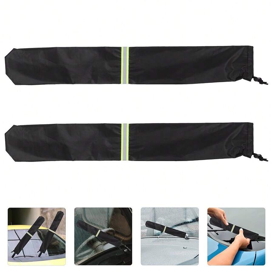 Waterproof Wiper Blade Covers, Easy To Install Car Windshield Snow & Rain Protector - Wiper Cover - View 1