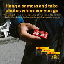 Kartu Micro SD 64GB Kompatibel dengan Kamera Digital Kodak Charm Keychain, Kartu Penyimpanan yang Dirancang Khusus untuk Kamera Kodak - View 4