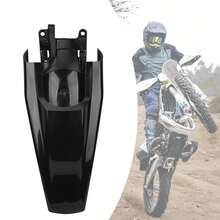 PowerMotor 适用于 TE 125 150 250 300 FE 250 350 450 501 TC FC TX FX 2024 越野摩托车的后挡泥板挡泥罩防溅罩配件 - A - 查看 3