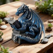 1pc Dragon Book Silicone Mold - Reusable, Easy Release Mold For DIY Candles, Resin, Plaster Crafts, Fantasy Medieval Decor & Gothic Home Accents - Mould - View 11