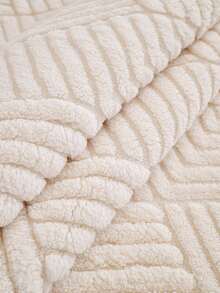 1pc Bohemian Style Thick & Soft Sofa Cushion, Made Of Machine Washable Velvet Fabric, Suitable For 1-4 Seater Sofa, Perfect For Living Room, Bedroom, Office And Home Decor - White - View 8